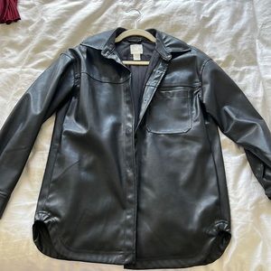 H&M Faux Leather Shacket